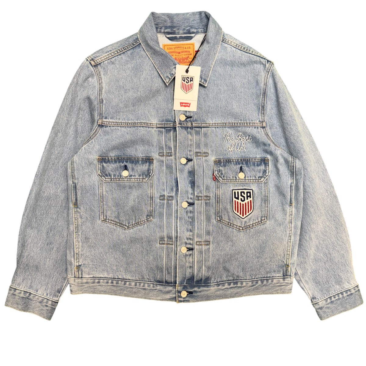 26SS/U．S． Soccer Type II Trucker Jacket／コラボデニムトラッカージャケット/006GH-0000