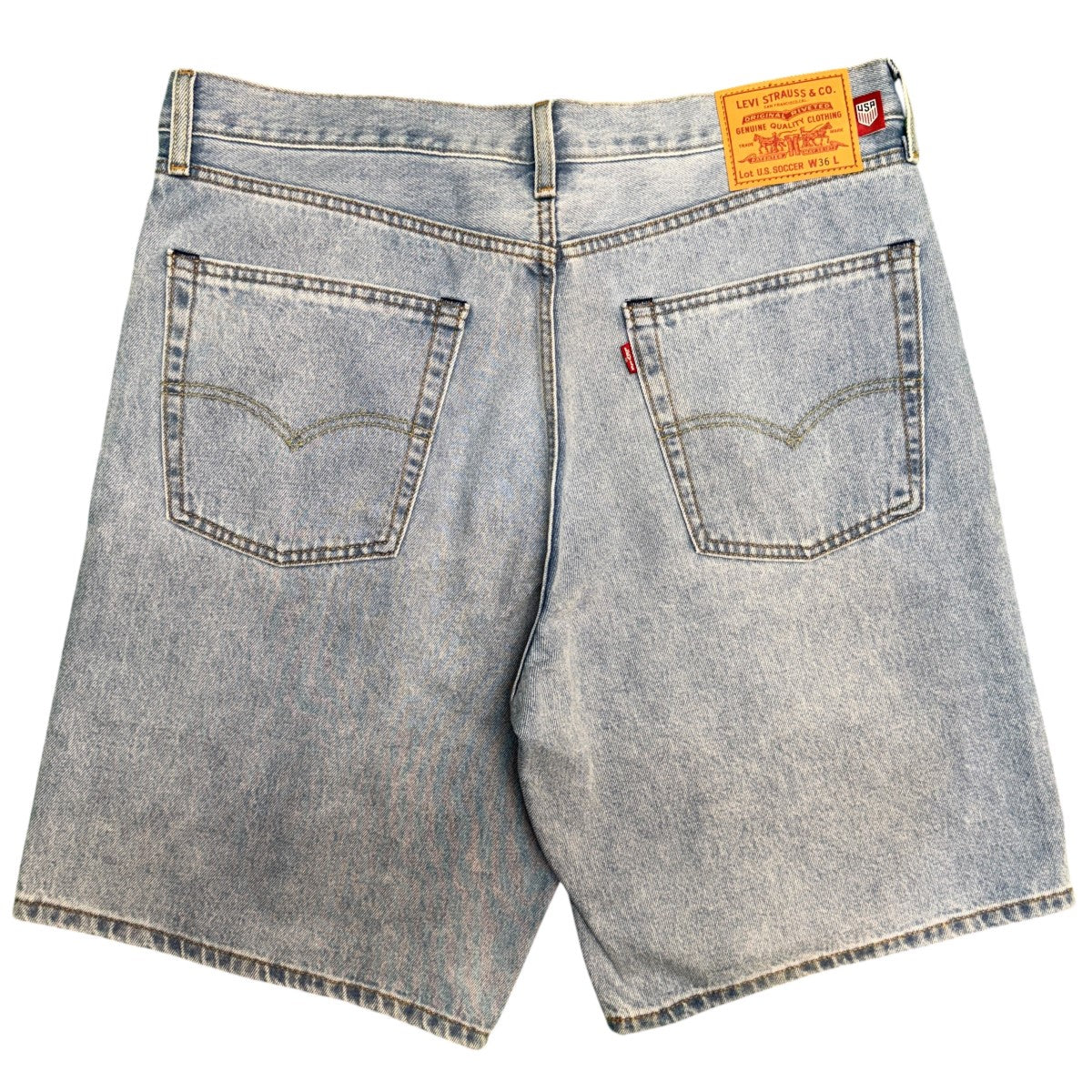 26SS/限定U．S． Soccer 478 Baggy Fit Shorts／バギーフィットデニムショートパンツ/006GV0000
