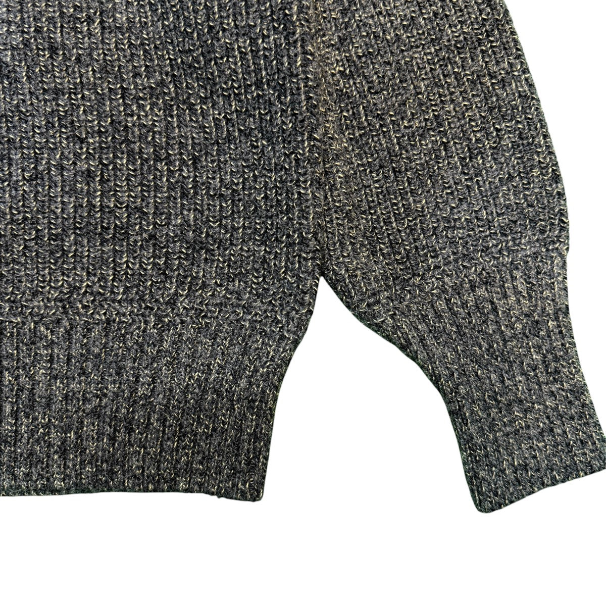 25AW/B．BILLIE WOOL CHAMBRAY MECHANICAL BEACH SWEATER／ビービリーVネックニット/NN-3403K16