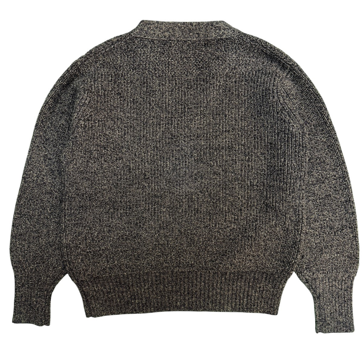 25AW/B．BILLIE WOOL CHAMBRAY MECHANICAL BEACH SWEATER／ビービリーVネックニット/NN-3403K16