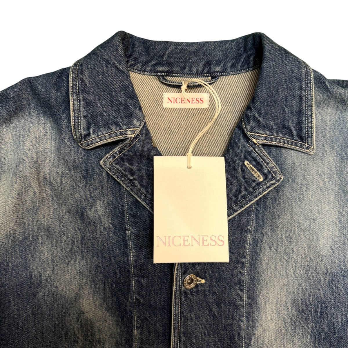26SS/D．LEEROY Distressed Denim Coverall／D．リーロイ デニムカバーオールジャケット/NN-1804B17