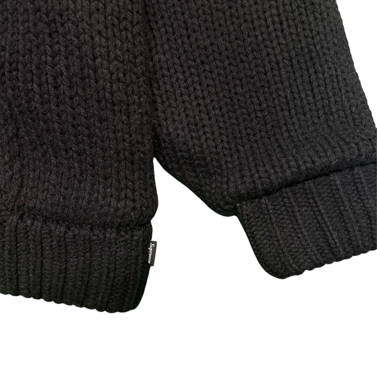 25AW/Faux Shearling Lined Zip Up Hooded Sweater／フォー・シャーリングラインドジップアップフーデッドセーター