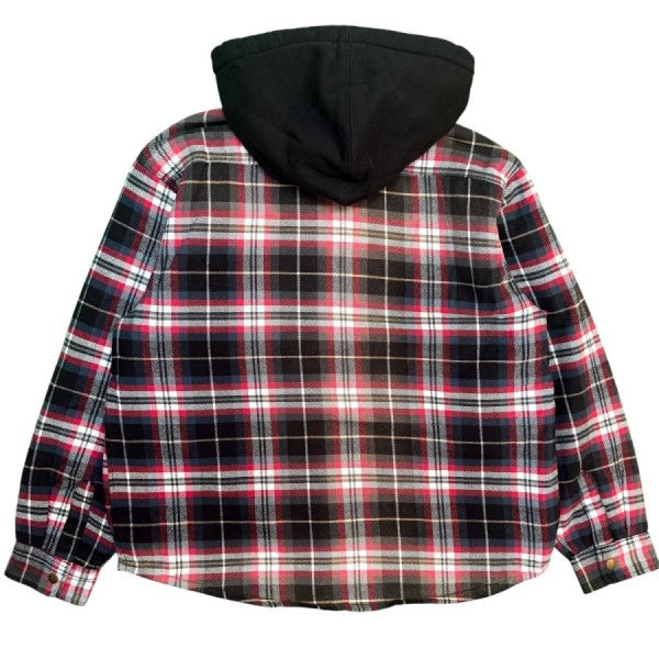 Supreme×Dickies 25AW/Lined Zip Up Hooded Flannel Shirt／ディッキーズ ラインド ジップアップ フーデッド フランネル シャツ 古着・中古-3枚目のアイテム画像