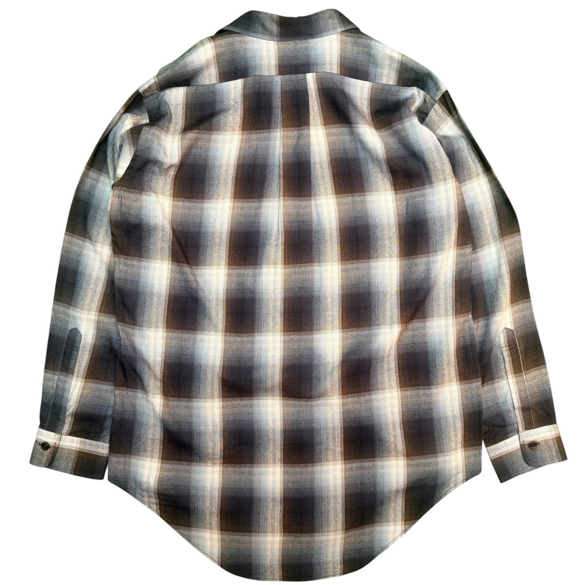 26AW/DWINDLE 02 ／ LS ／ RAYON．OMBR．TEXTILE．SSZ／レーヨンオンブレチェックシャツ/262TQSZD-SHM02S