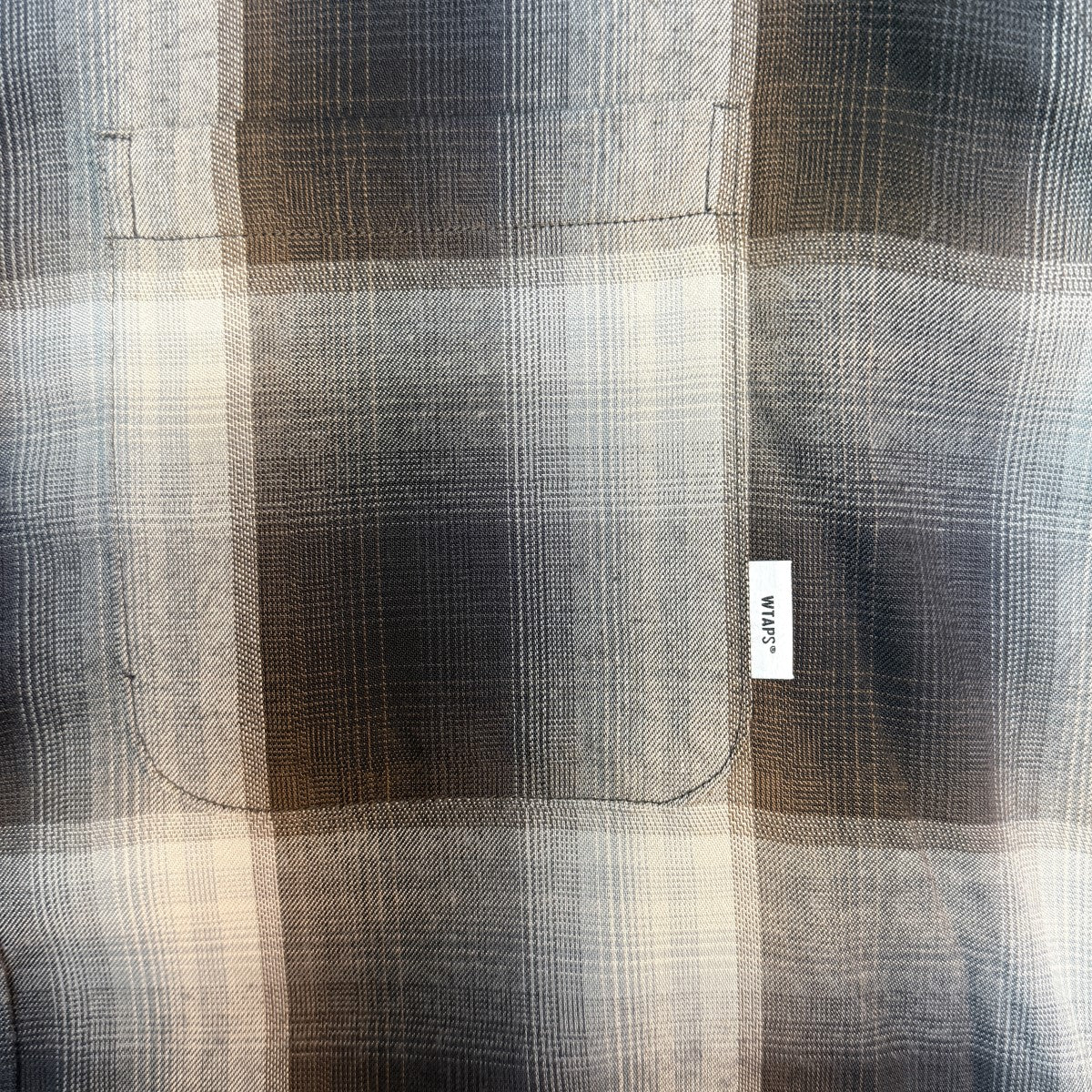 26AW/DWINDLE 02 ／ LS ／ RAYON．OMBR．TEXTILE．SSZ／レーヨンオンブレチェックシャツ/262TQSZD-SHM02S