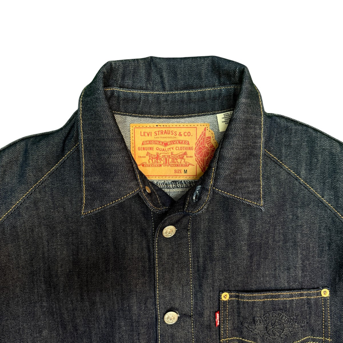 LEVI’S×JORDAN 26SS/Overshirt Jacket／オーバーシャツジャケット/PC9-005FG-0000 古着・中古-4枚目のアイテム画像