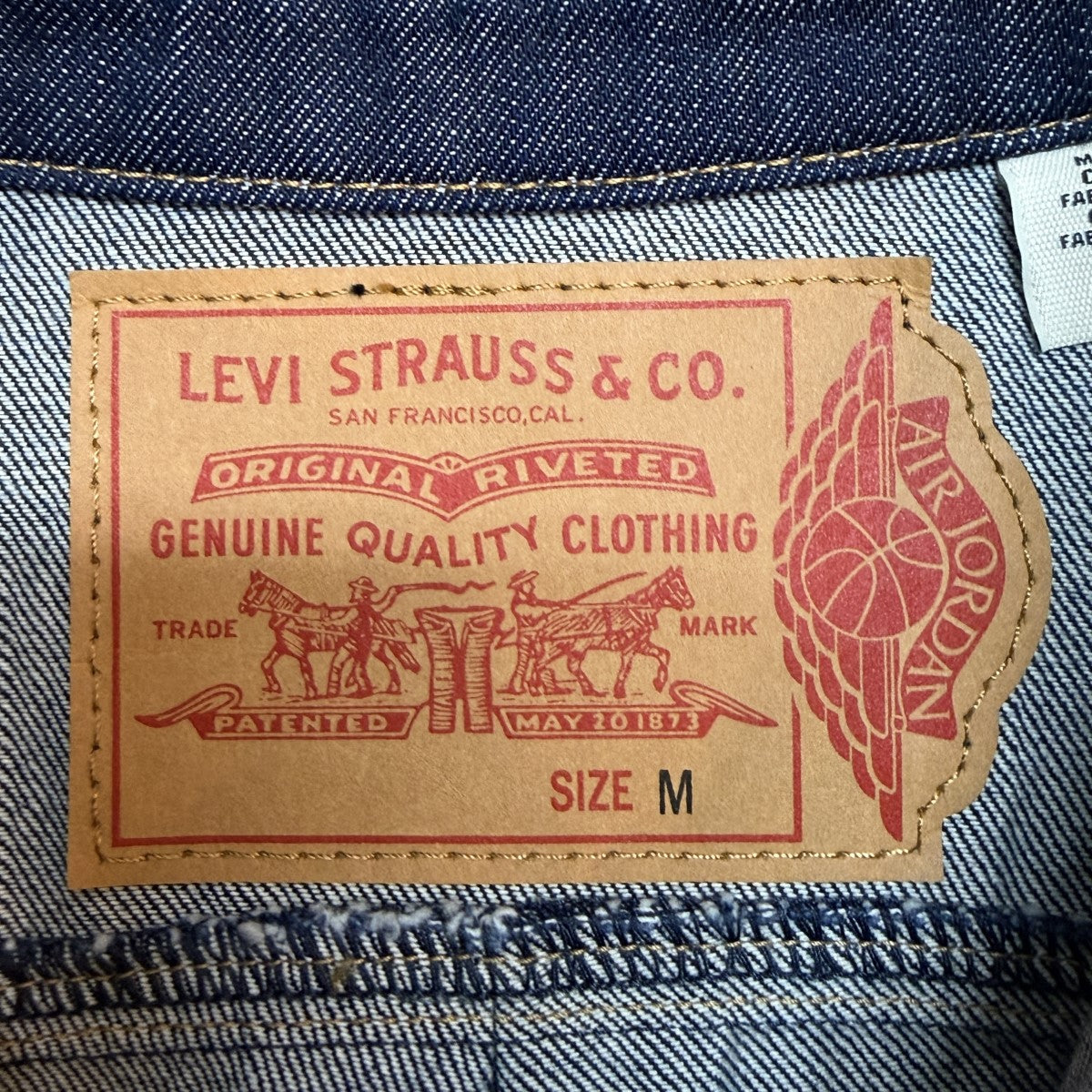 LEVI’S×JORDAN 26SS/Overshirt Jacket／オーバーシャツジャケット/PC9-005FG-0000 古着・中古-7枚目のアイテム画像