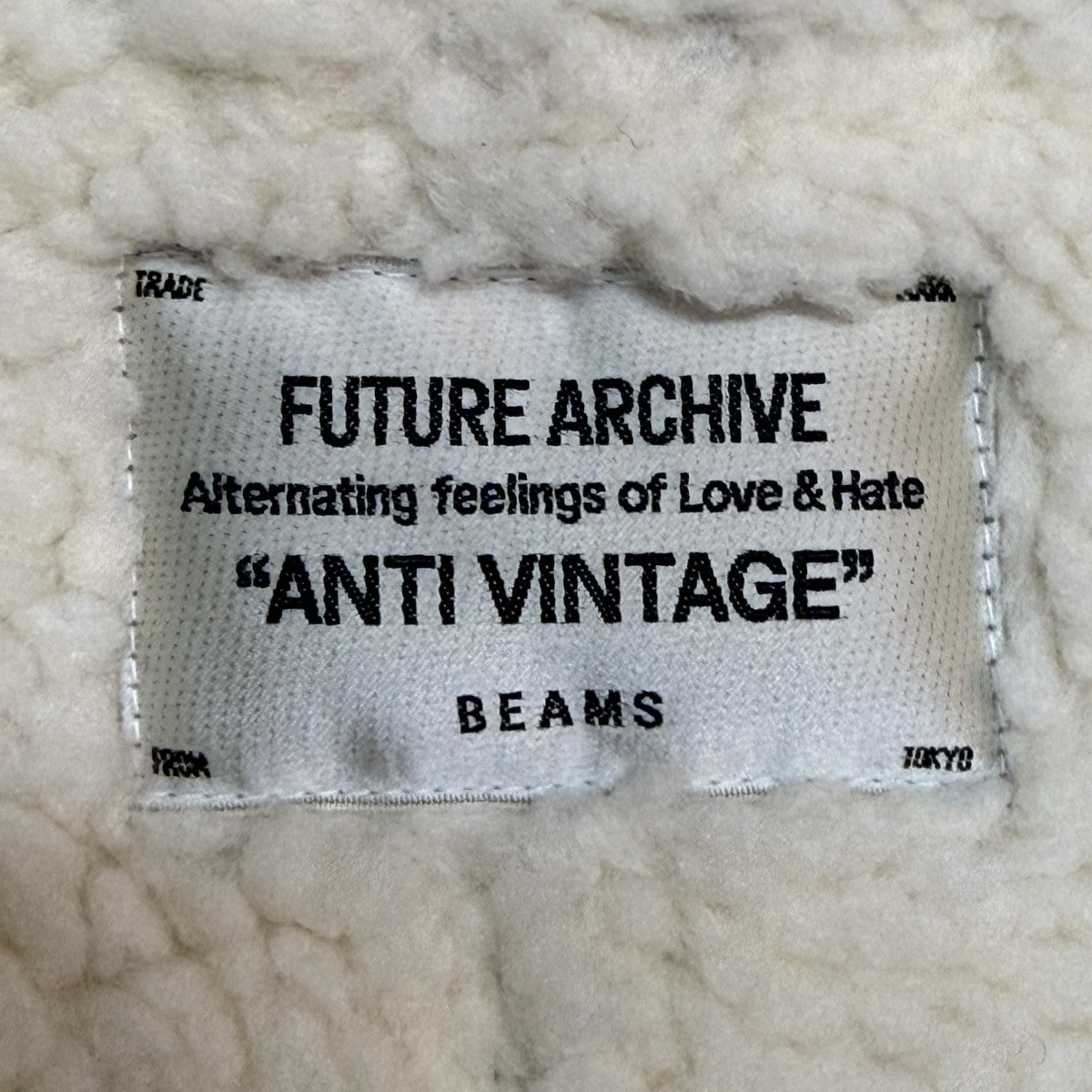 25AW/FUTURE ARCHIVE ／ Fake Mouton Blouson／フェイクムートン ブルゾン/11-18-6859-457