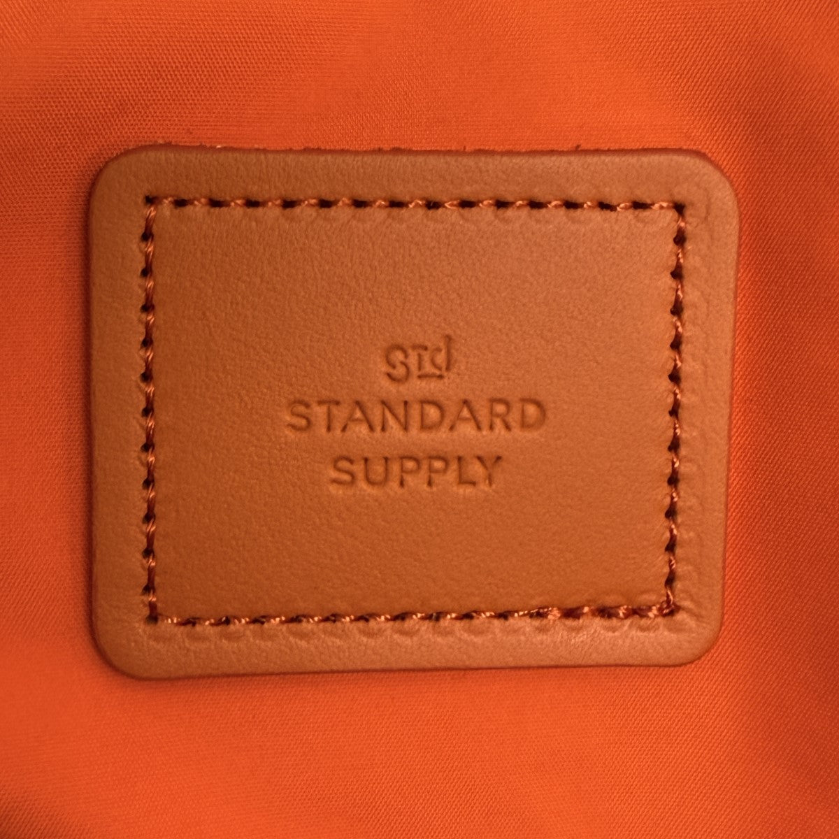 STANDARD SUPPLY×BEAMS PLUS 26SS/50周年 Daily Day Pack BEAMS ORANGE 18LBEAMS ORANGE／デイリーデイパック バックパック/38-61-0169-131-45 古着・中古-8枚目のアイテム画像