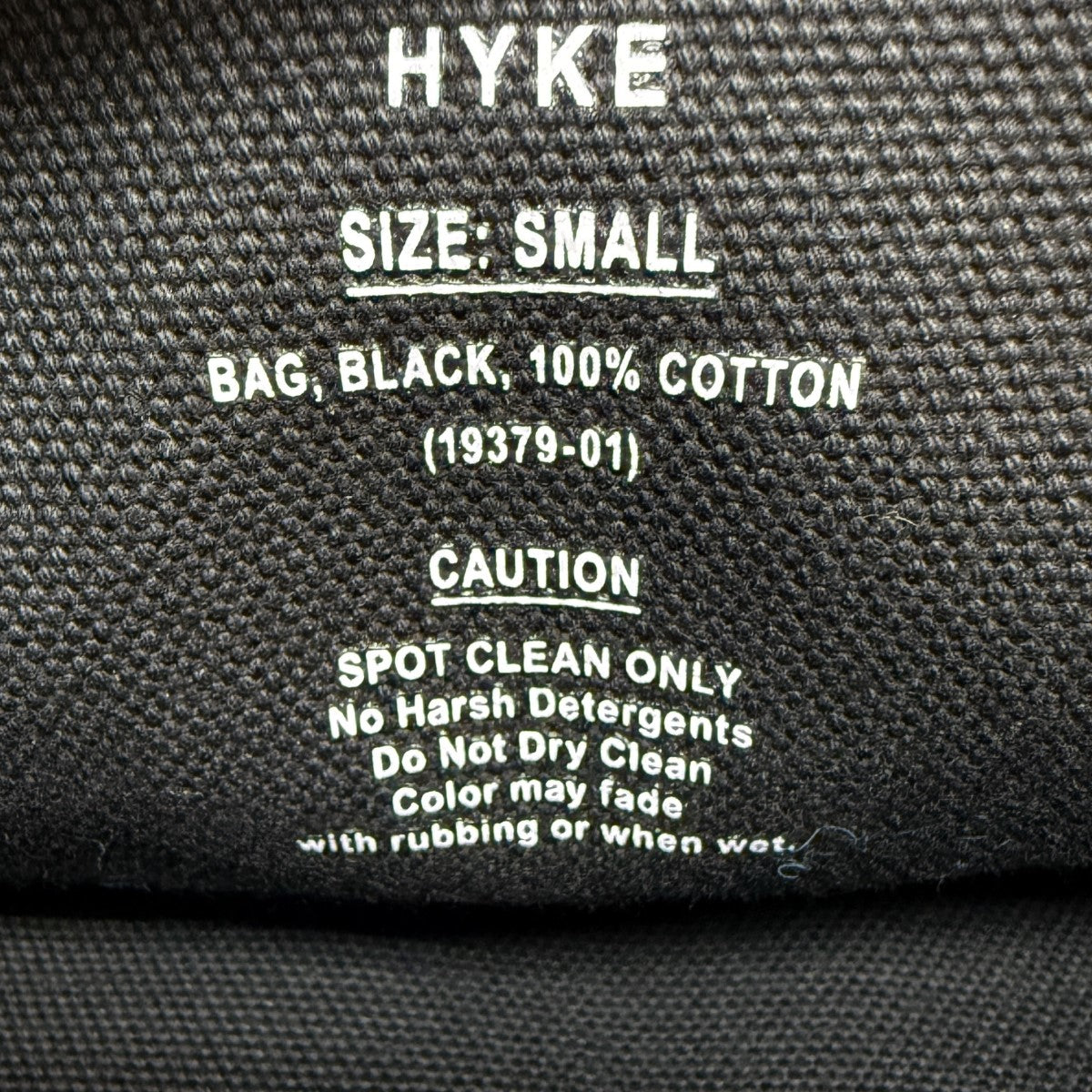 26AW/TOTE BAG (SMALL)／トートバッグ/19379-0199
