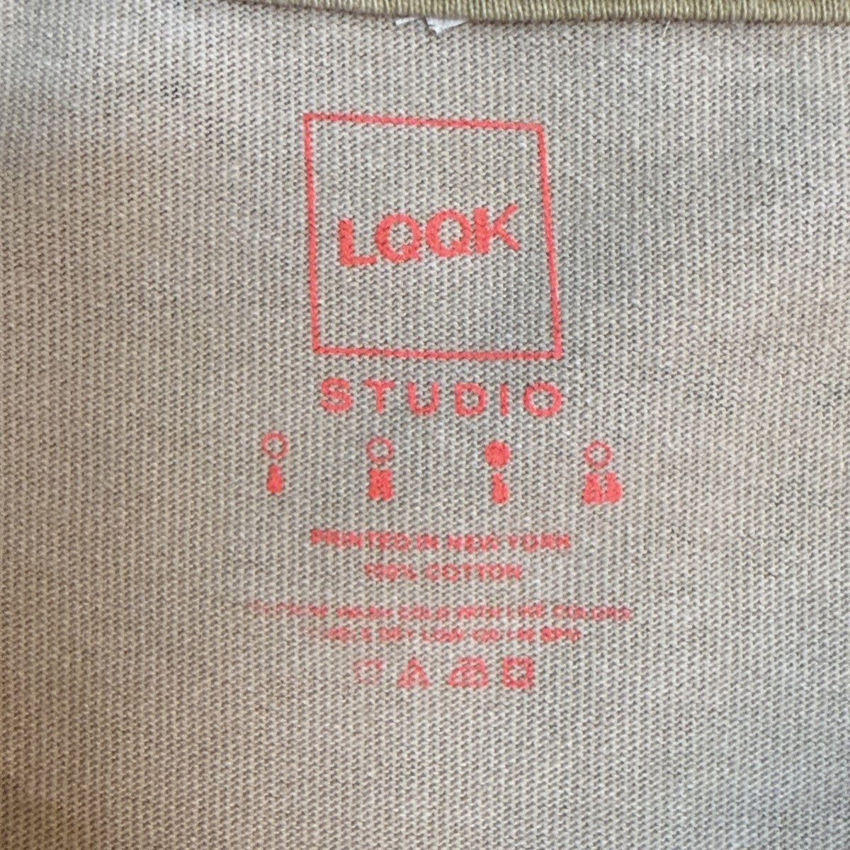 LQQK STUDIO 26SS/CAMO BOX LOGO TEE／カモボックスロゴTシャツ/LQA26ST15 古着・中古-5枚目のアイテム画像