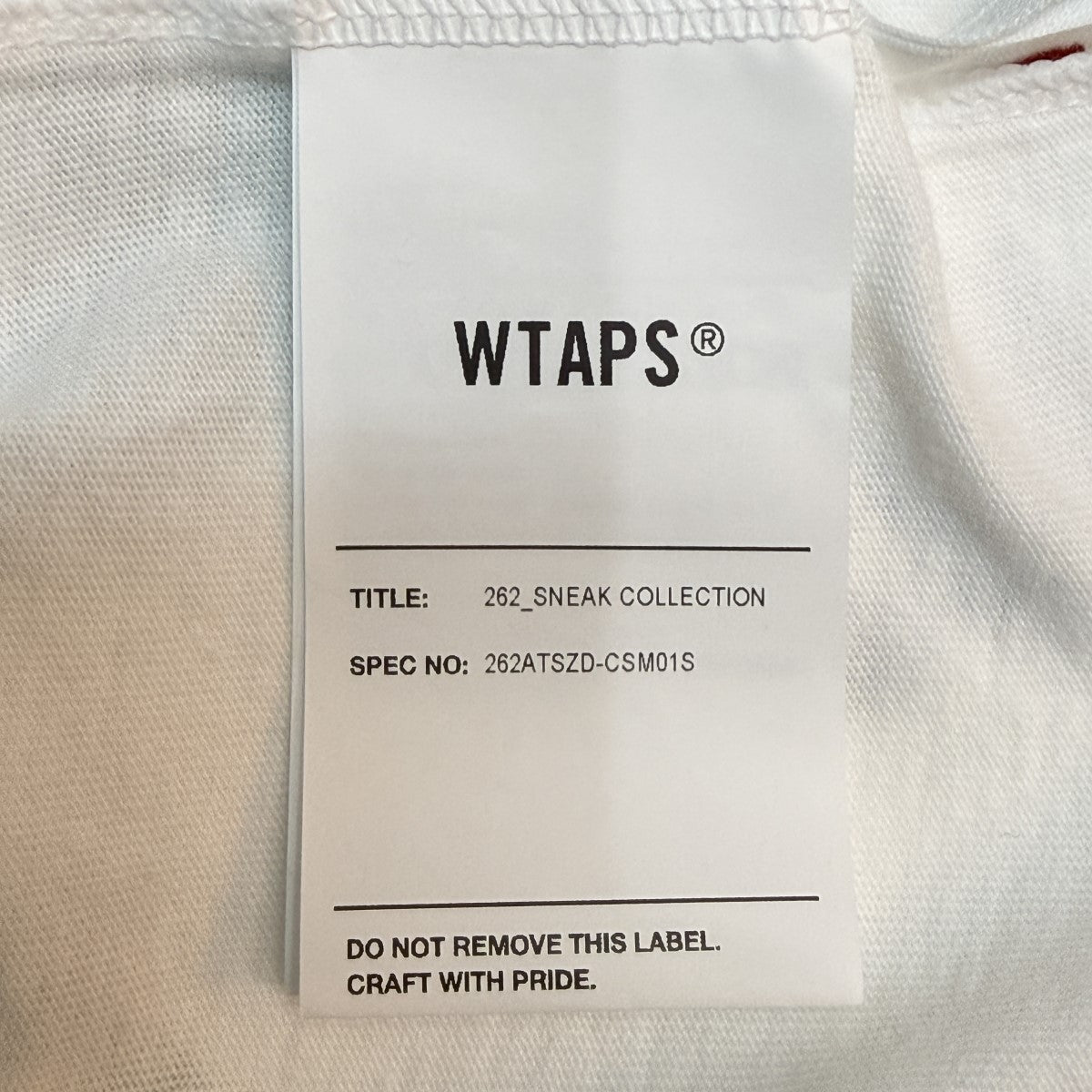 WTAPS×SSZ 26AW/AII ／ TEE ／ COTTON．SSZ／コラボTシャツ/262ATSZD-CSM01S 古着・中古-7枚目のアイテム画像