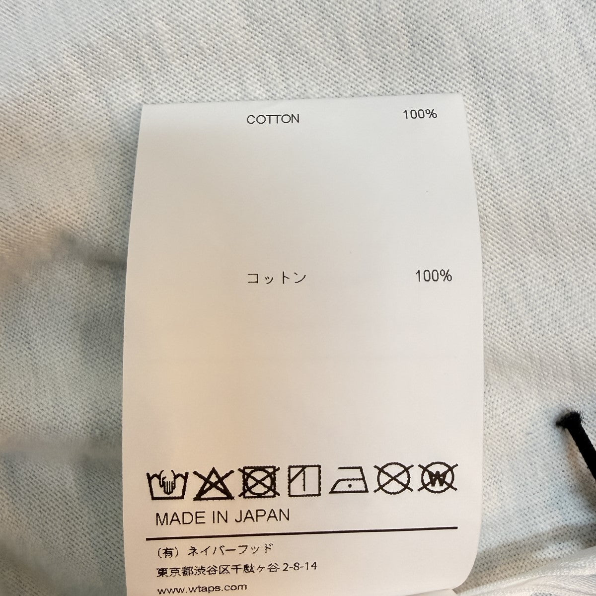 WTAPS×SSZ 26AW/AII ／ TEE ／ COTTON．SSZ／コラボTシャツ/262ATSZD-CSM01S 古着・中古-8枚目のアイテム画像