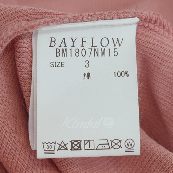 BAYFLOW(ベイフロー) Los Angels プリントサーマルカットソー 2018SS 中古 ピンク サイズ 3｜【公式】カインドオルオンライン  ブランド古着・中古通販【kindal】