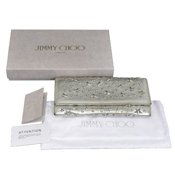 JIMMY CHOO(ジミーチュウ) MILLA スタースタッズチェーンショルダーウォレット 【4月22日値下】