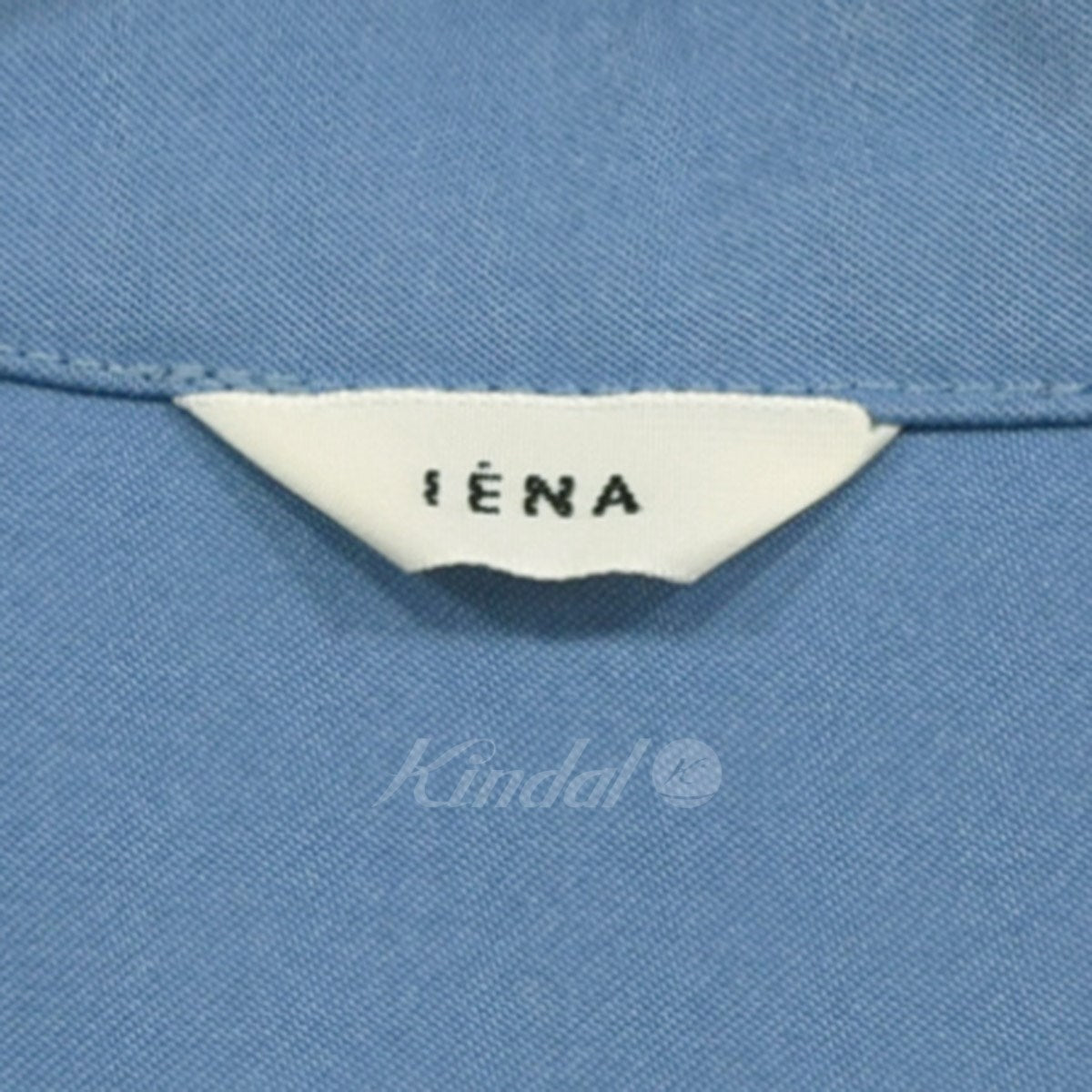 IENA(イエナ) 3WAYノーカラーワンピース CLASSYコラボ サックスブルー