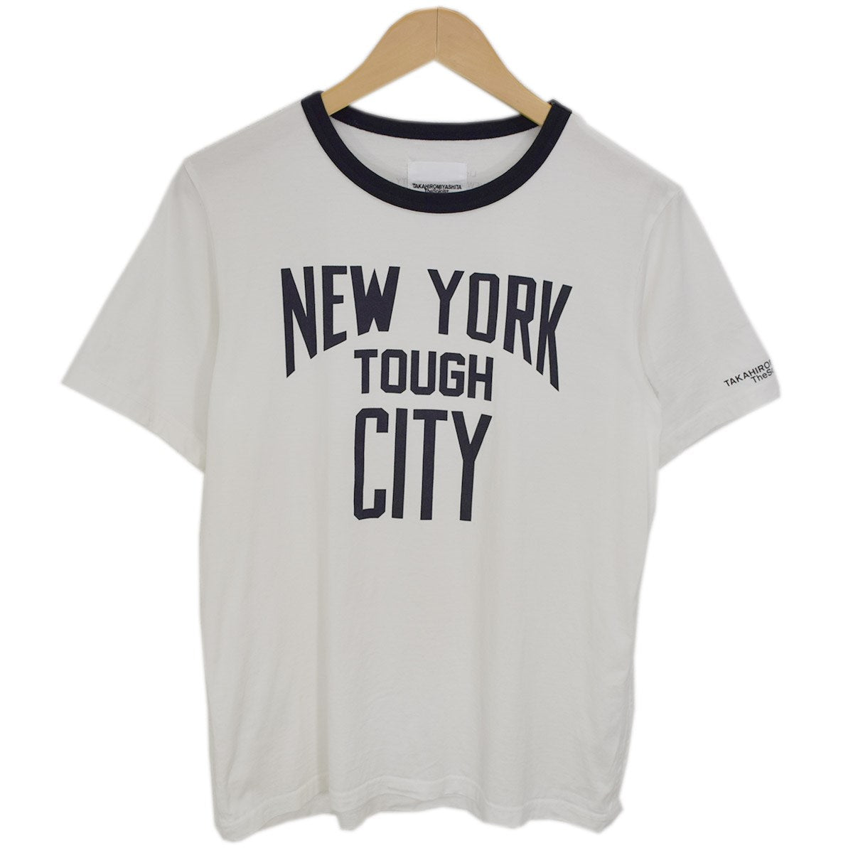 NEW YORK TOUGH CITY． プリントトリムTシャツ 2020SSsc．0100 【7月8日値下】