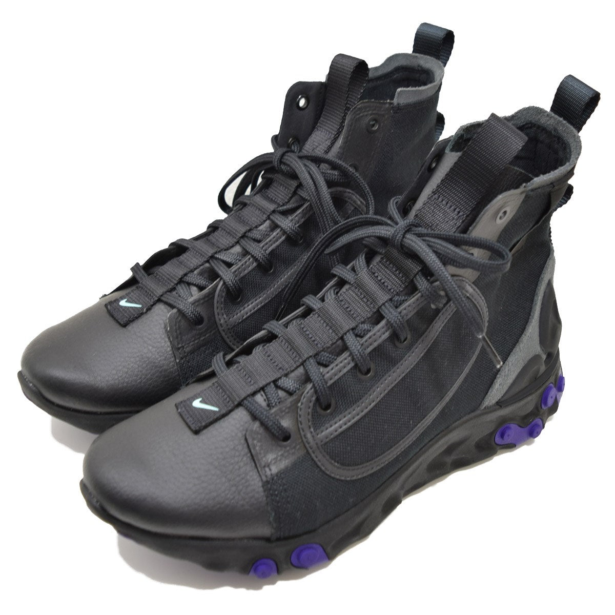 REACT IANGA リアクト イアンガ BLACK／LIGHT AQUA AV5555 002