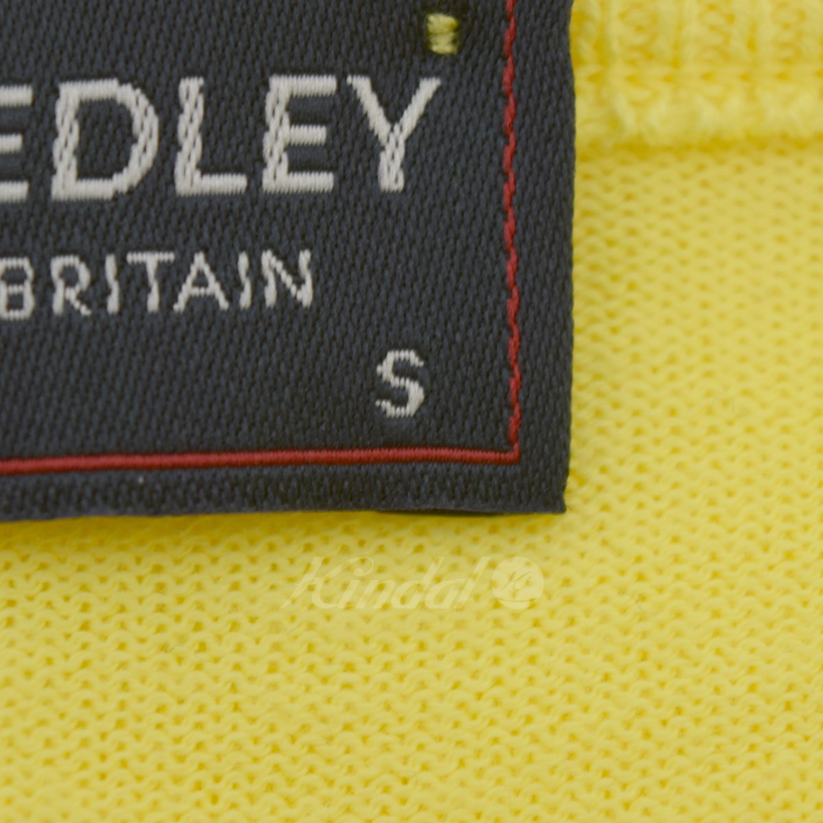 JOHN SMEDLEY - 【新品未使用】ジョンスメドレー シーアイランドコットンニット Vネック 黄色 JOHN SMEDLEY(ジョンスメドレー) シーアイランドコットン V