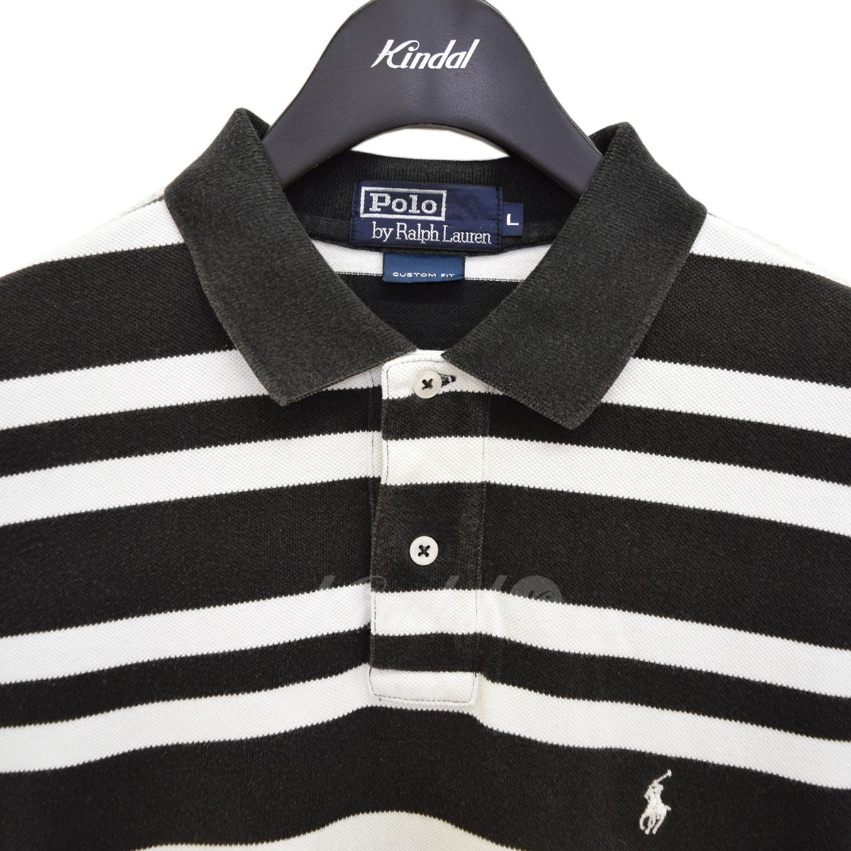POLO RALPH LAUREN(ポロラルフローレン) ボーダー ポロシャツ ブラック