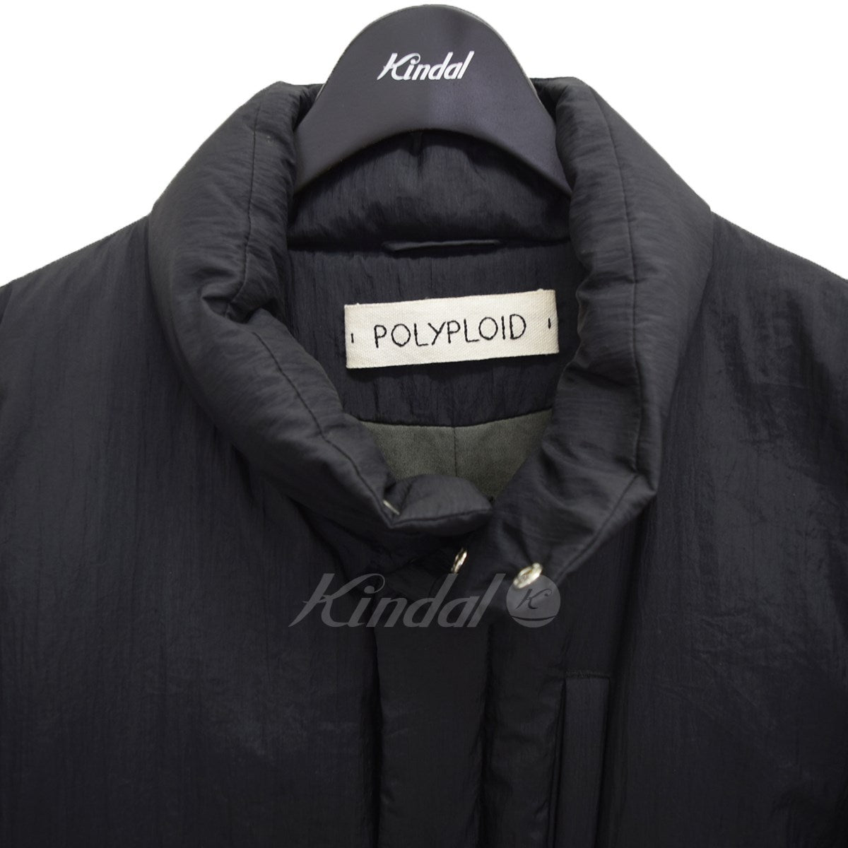 POLYPLOID(ポリプロイド) STAND COLLAR PUFFER COAT TYPE-C ダウンコート 01-C-05 ブラック サイズ  4｜【公式】カインドオルオンライン ブランド古着・中古通販【kindal】