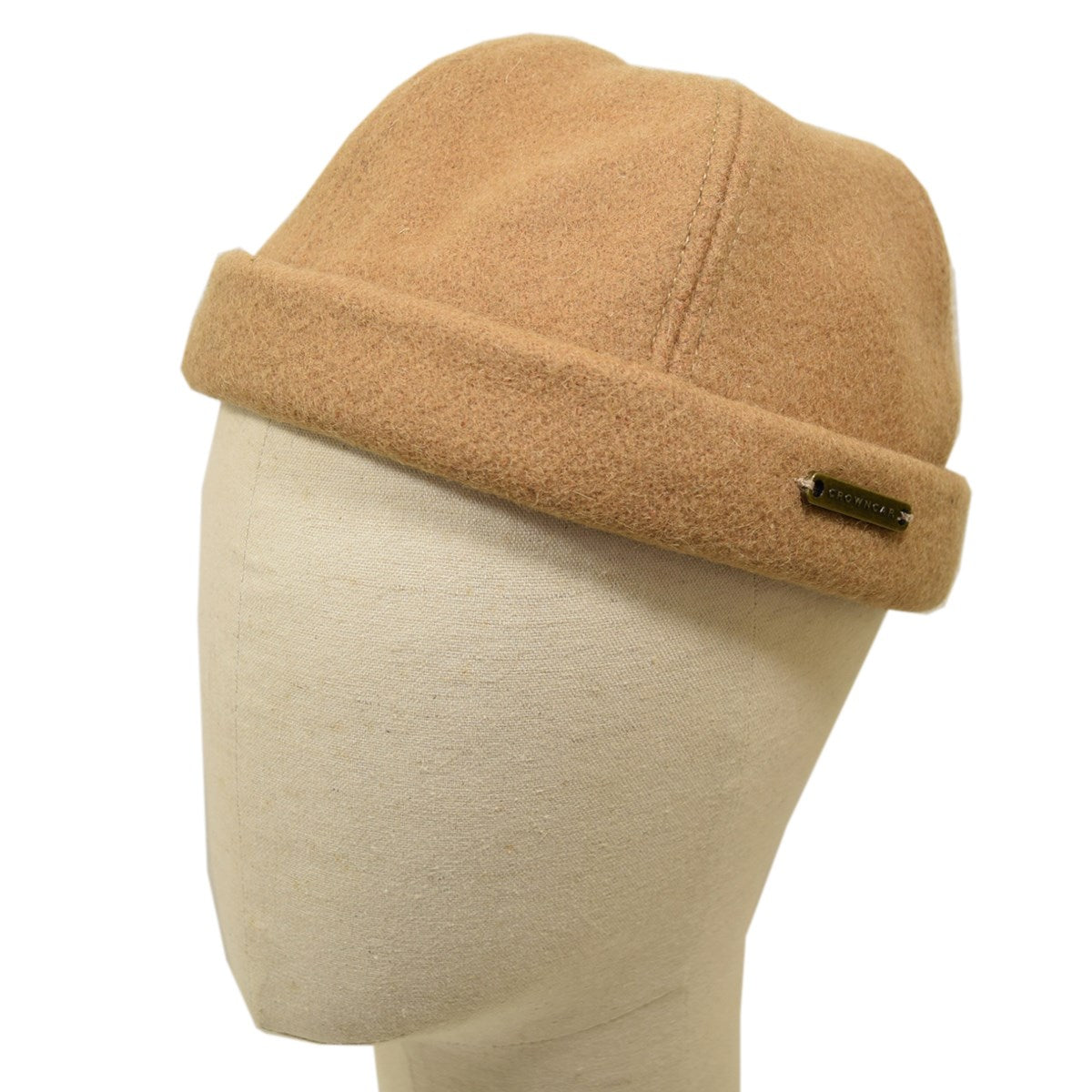 CROWN CAP(クラウンキャップ) ウールロールキャップ キャメル