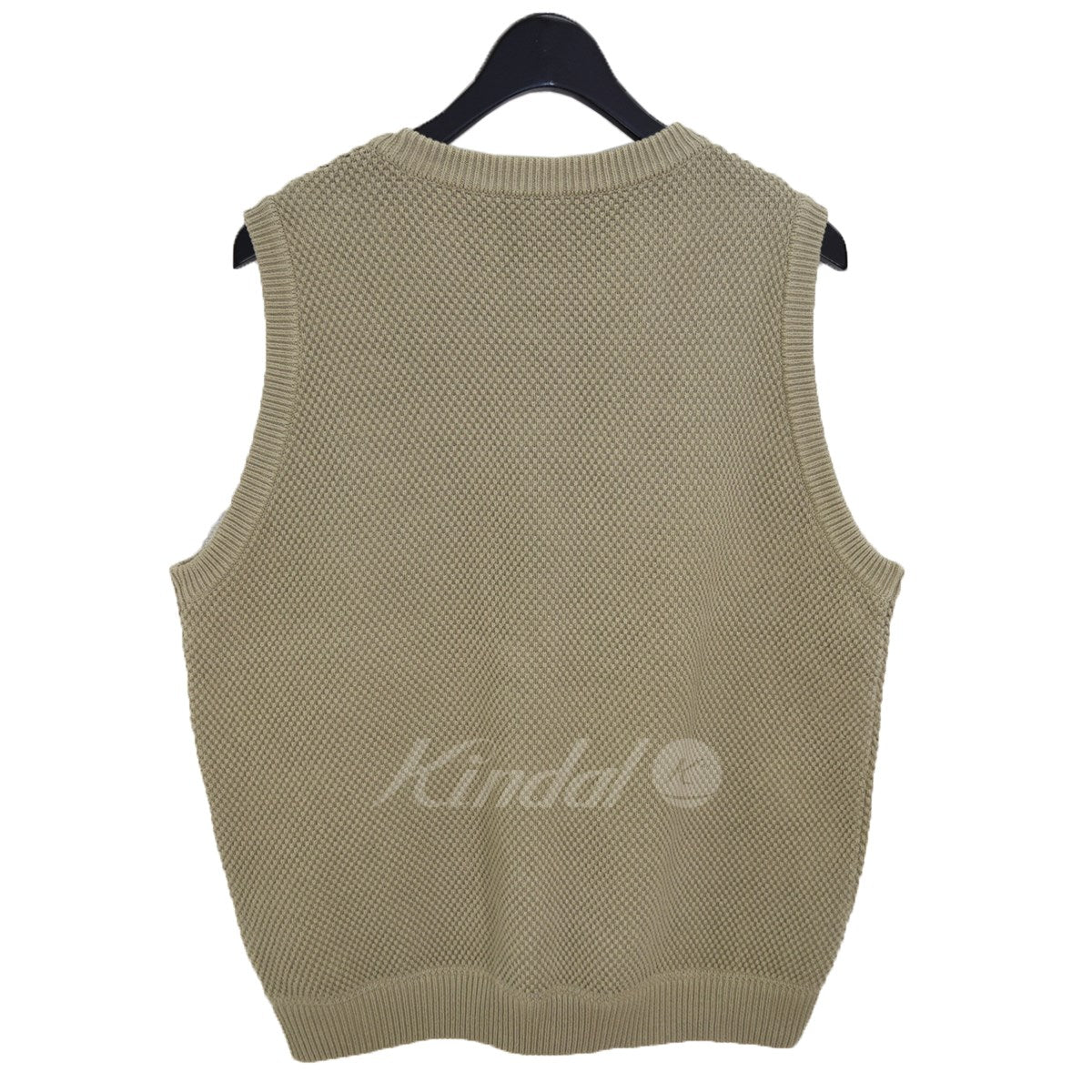 Lowgage Moss Stitch Vest コットンニットベスト