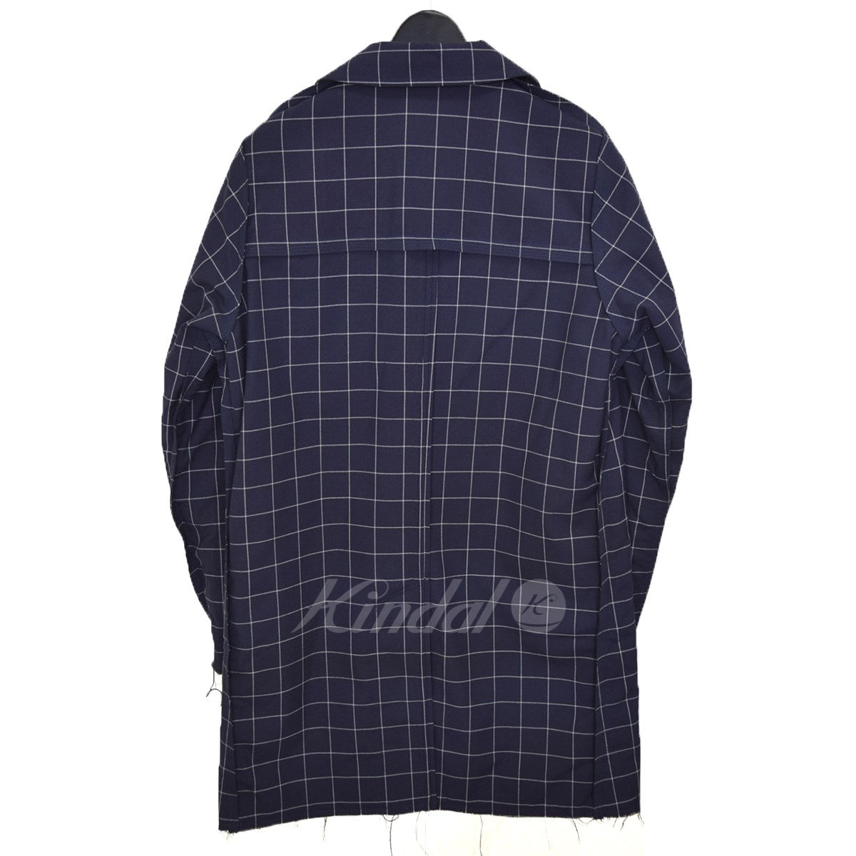 T／Window pane check trench coat プリマロフトトレンチコート