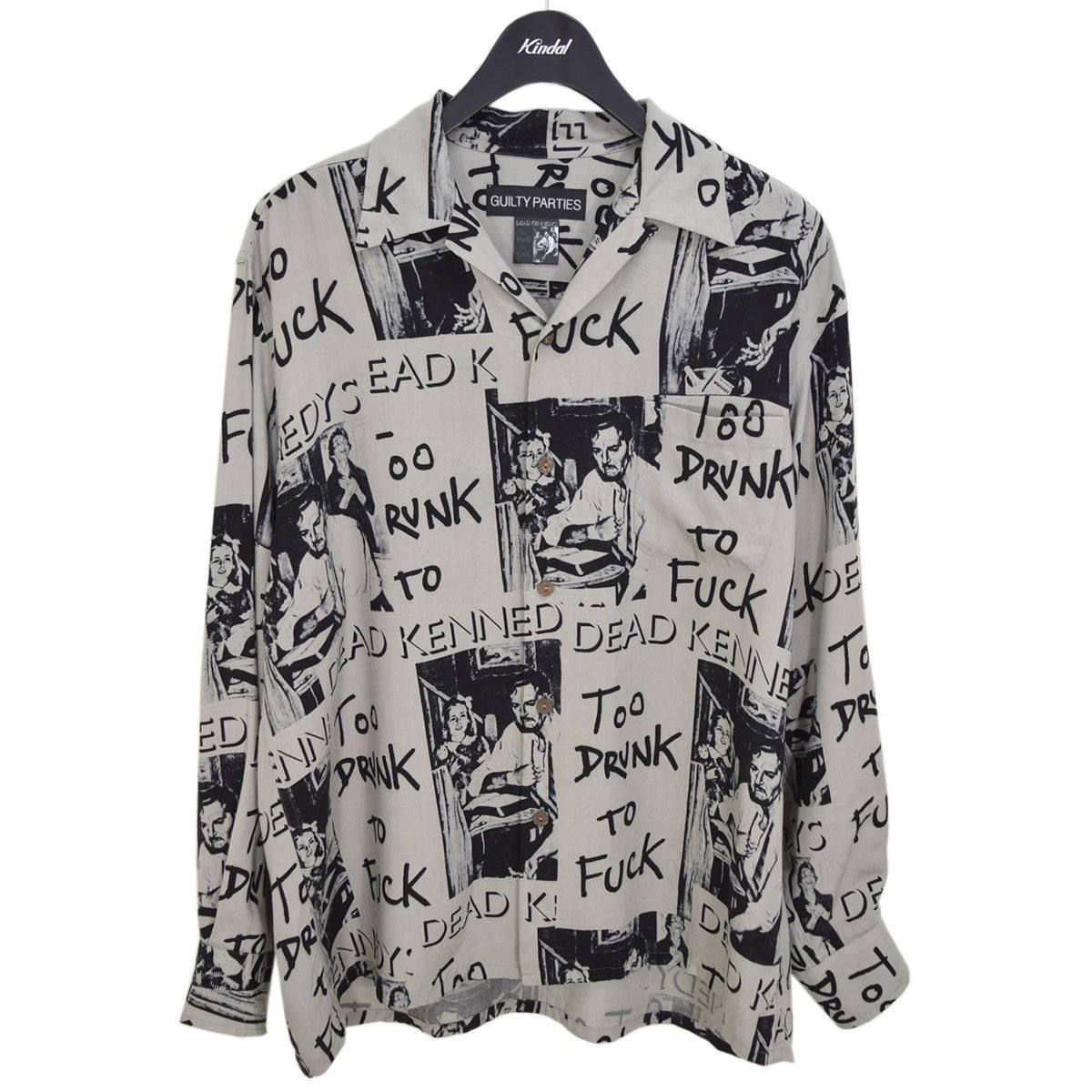 WACKO MARIA(ワコマリア) DEAD KENNEDYS ／ HAWAIIAN SHIRT L／S (TYPE-2) 2023AW グレー  サイズ M｜【公式】カインドオルオンライン ブランド古着・中古通販【kindal】