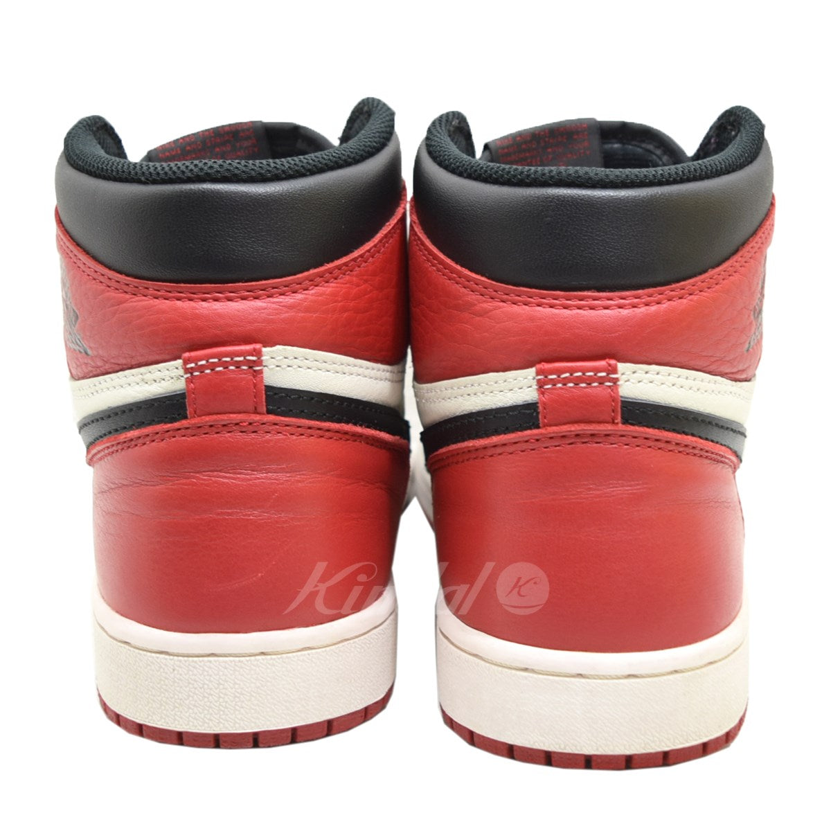 NIKE(ナイキ) AIR JORDAN1 RETRO HIGH OG BRED TOE 555088 610 レッド ...