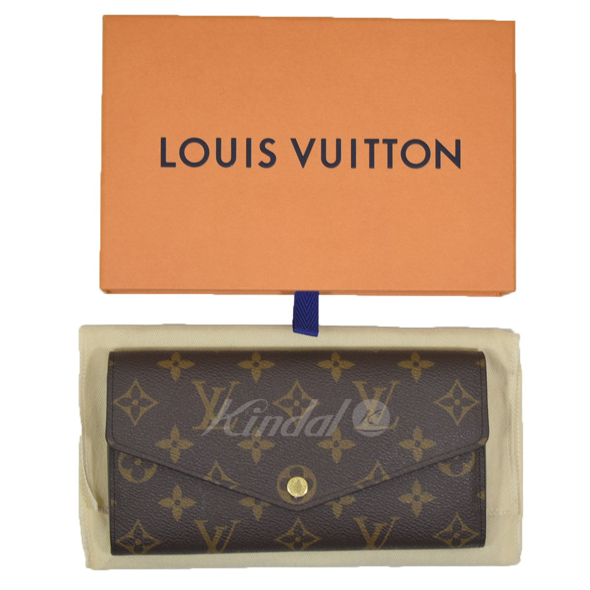 LOUIS VUITTON(ルイヴィトン) ポルトフォイユ・サラ モノグラム 長財布 M60531 ブラウン サイズ  -｜【公式】カインドオルオンライン ブランド古着・中古通販【kindal】