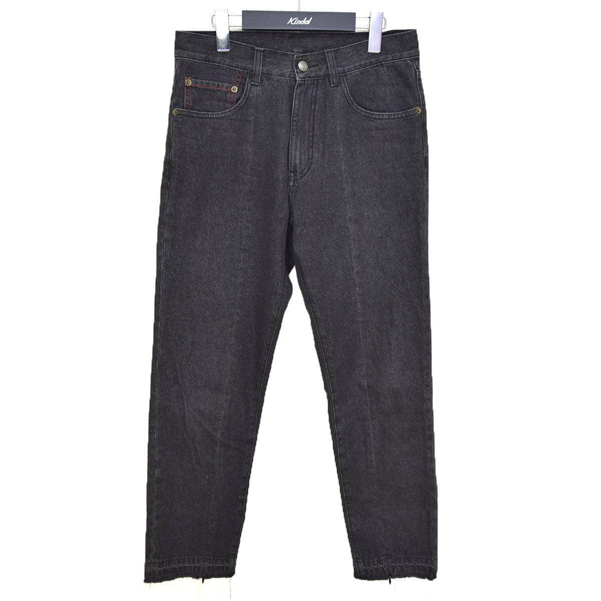 WASHED DENIM PANTS センタースリット デニムパンツ 2021SS