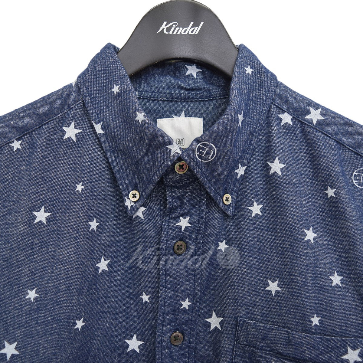 STAR PRINT FLANNEL B．D SHIRT スタープリント シャツ UE-145028