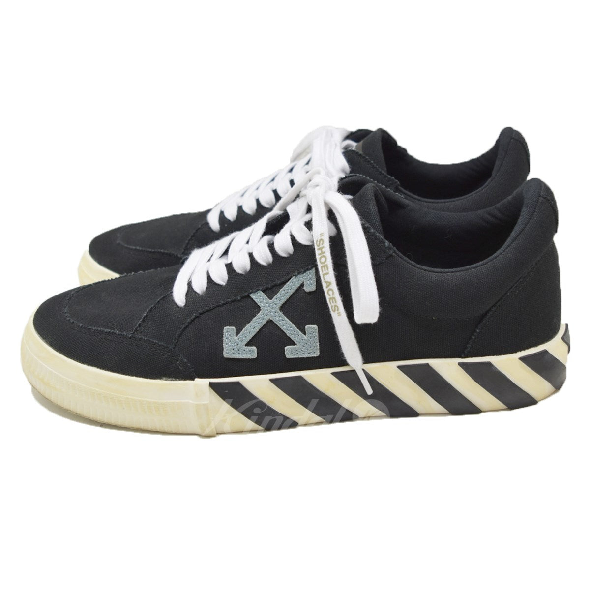 OFF WHITE(オフホワイト) LOW VULCANIZED ECO CANVAS SNEAKERS スニーカー ブラック サイズ  13｜【公式】カインドオルオンライン ブランド古着・中古通販【kindal】