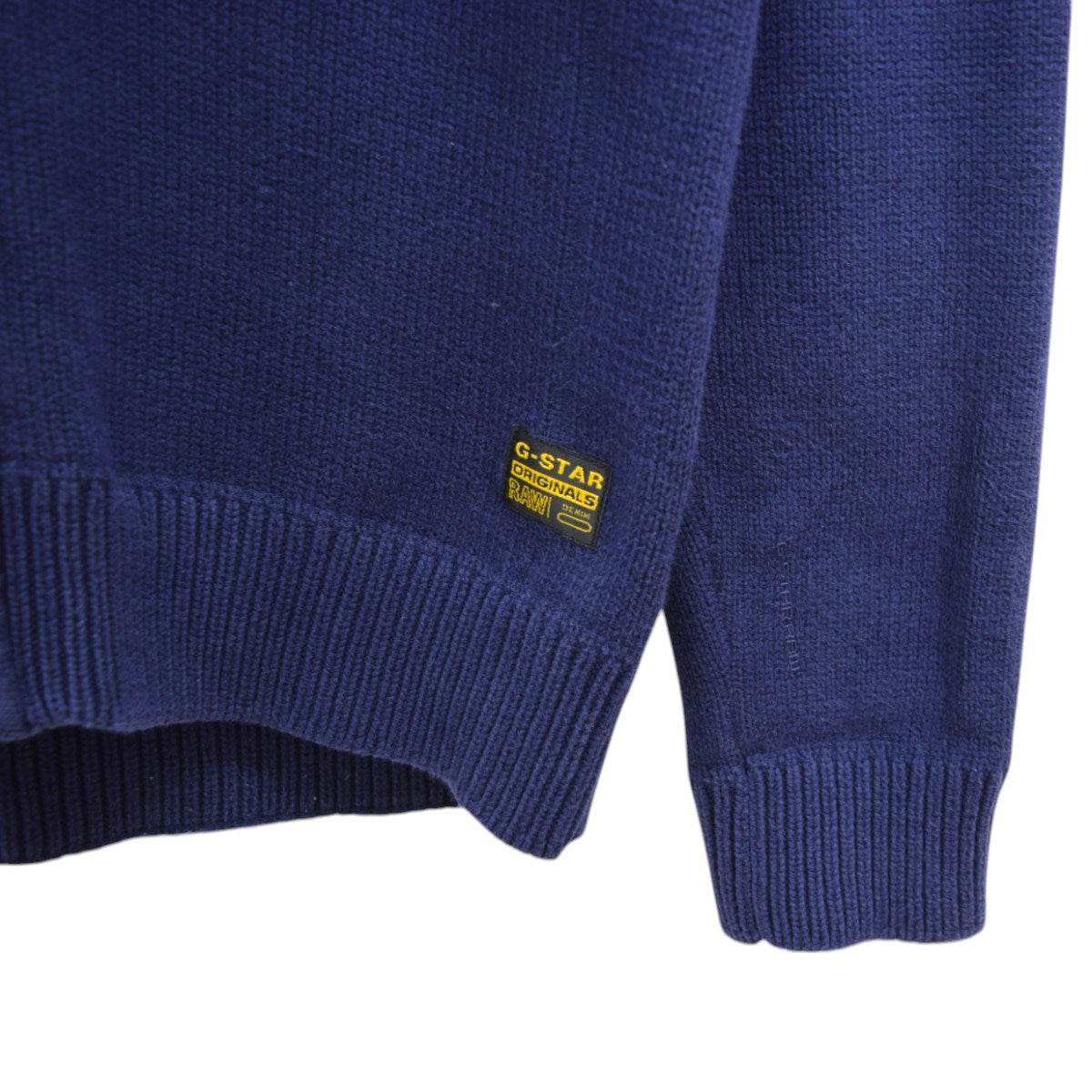 ジースター・ロウのCO ZEE VEST KNIT L／S コットンドライバーズニット 86550 2341 3038です。 G-STAR RAW 古着・中古 アウター アイテム