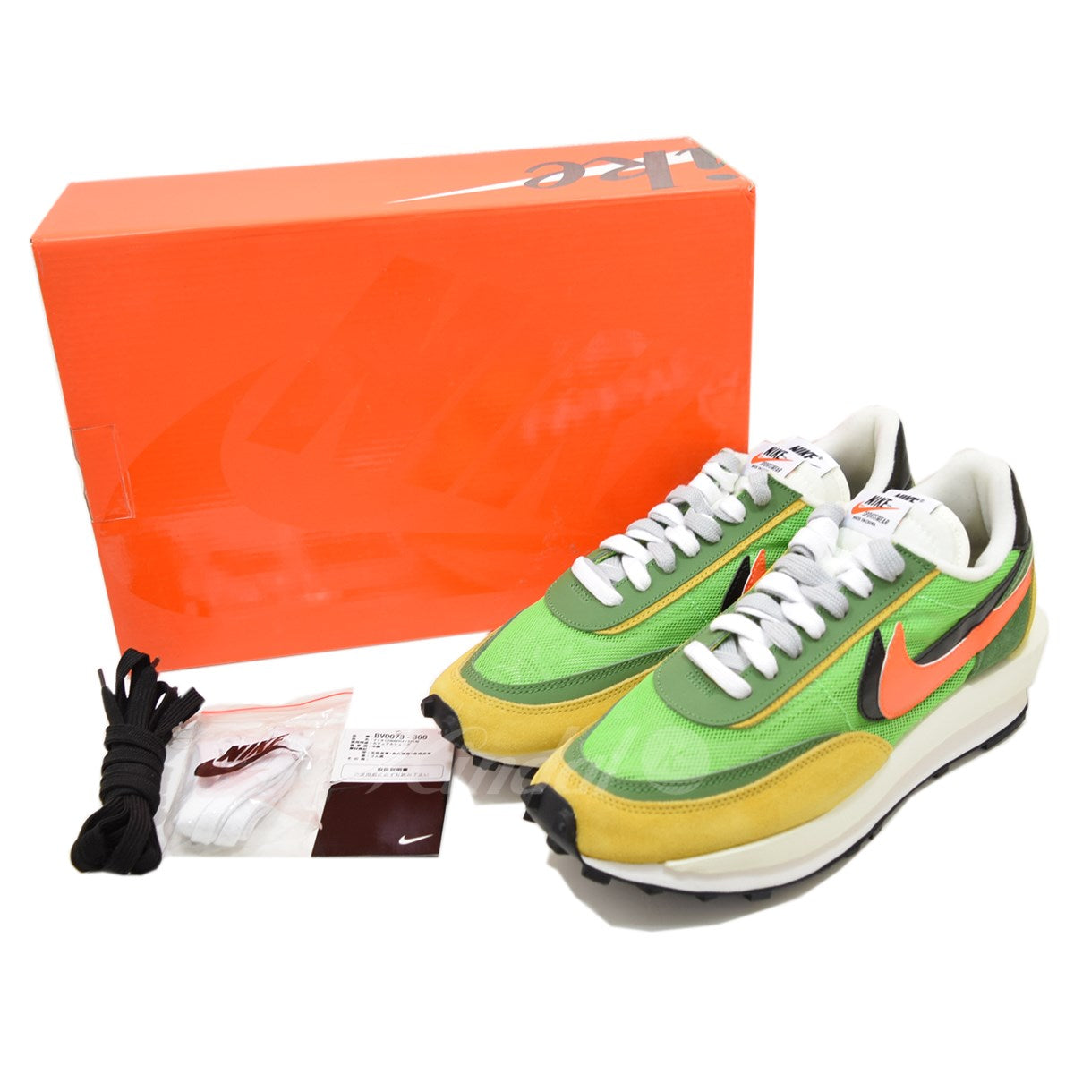 NIKE×Sacai LD WAFFLE LDワッフル BV0073 300 グリーン×イエロー サイズ US7．5｜【公式】カインドオルオンライン  ブランド古着・中古通販【kindal】