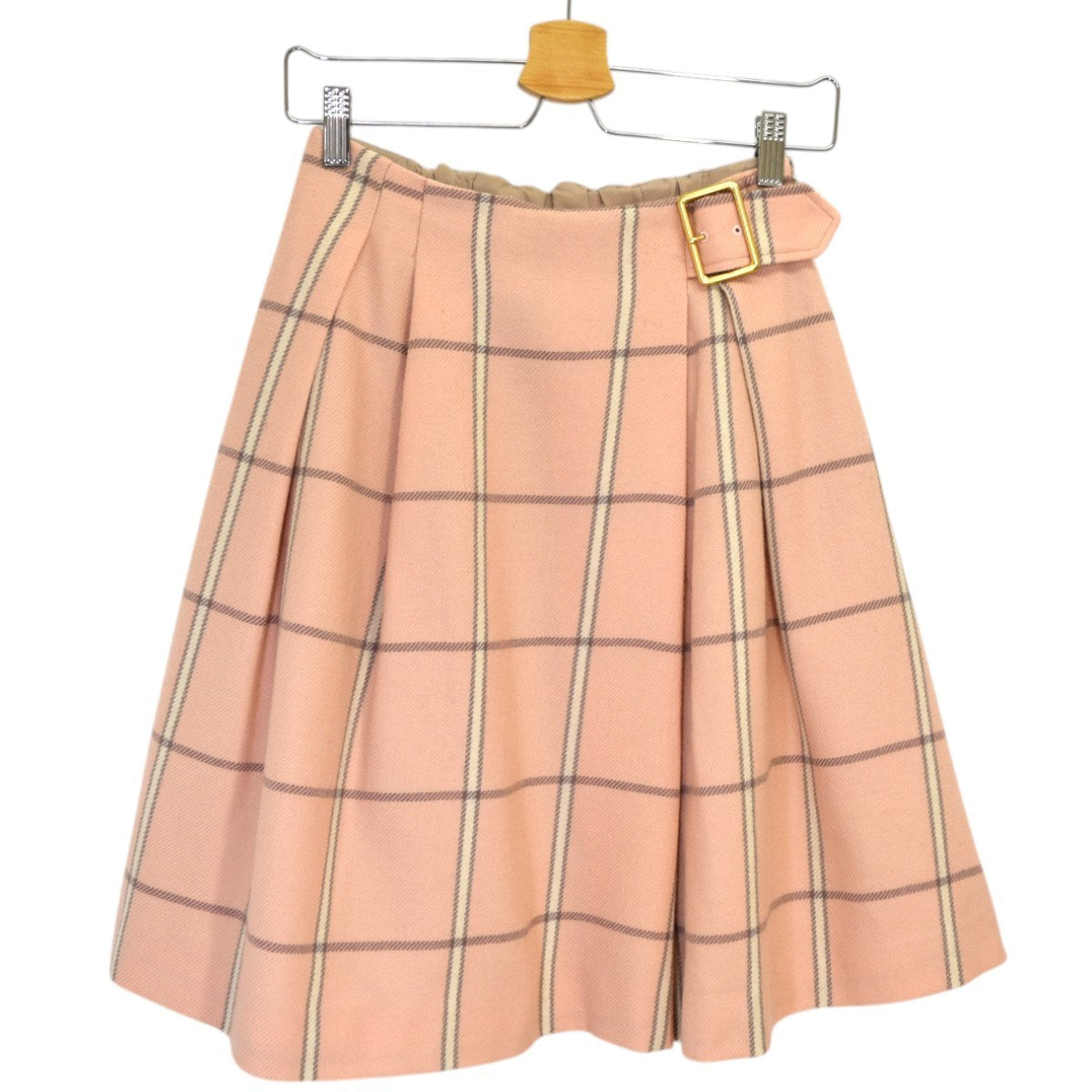 ブルーレーベルクレストブリッジのチェックウールスカートです。 BLUE LABEL CRESTBRIDGE ボトムス 古着・中古アイテム