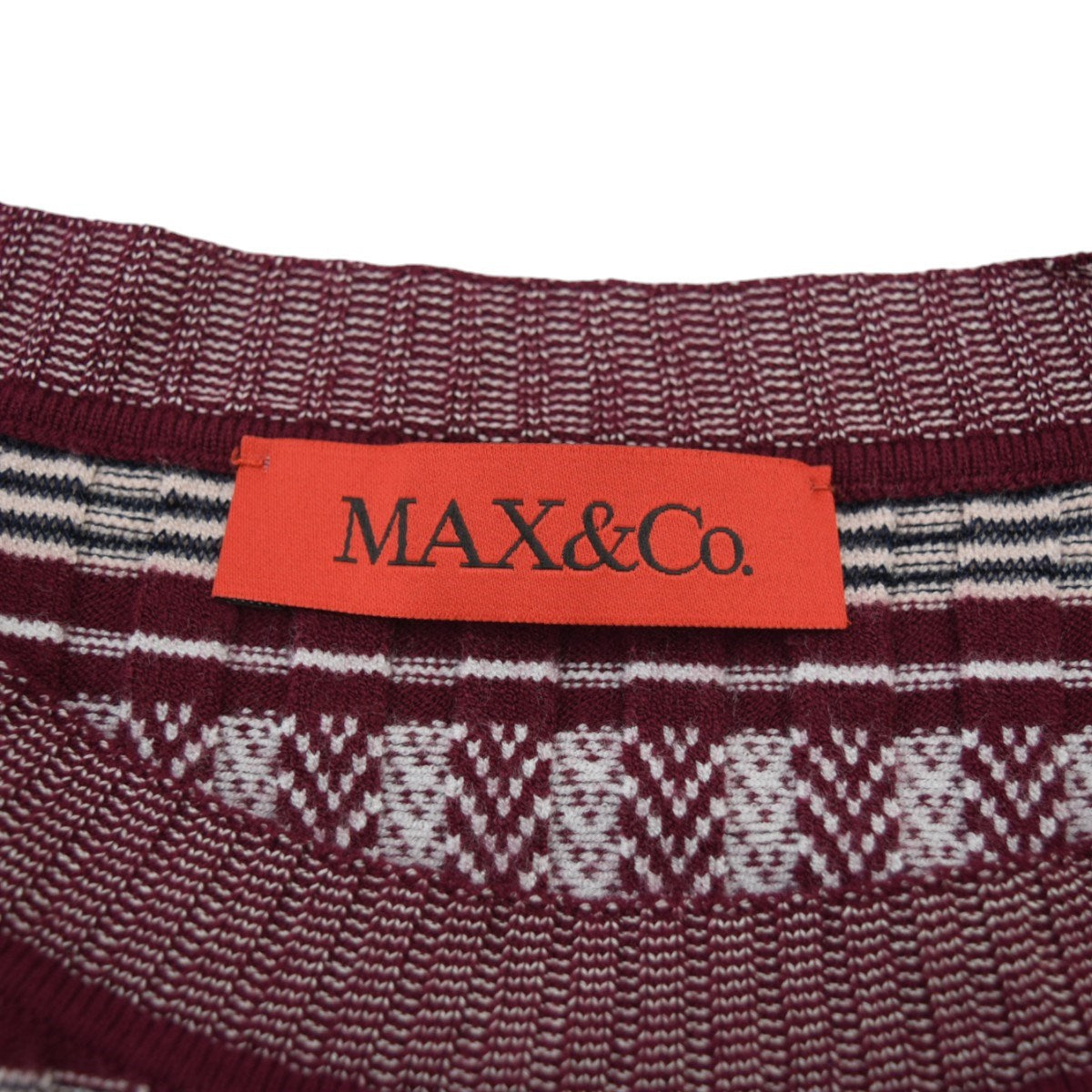 マックスアンドコーのランダムリブニットです。 MAX＆Co． トップス 古着・中古アイテム