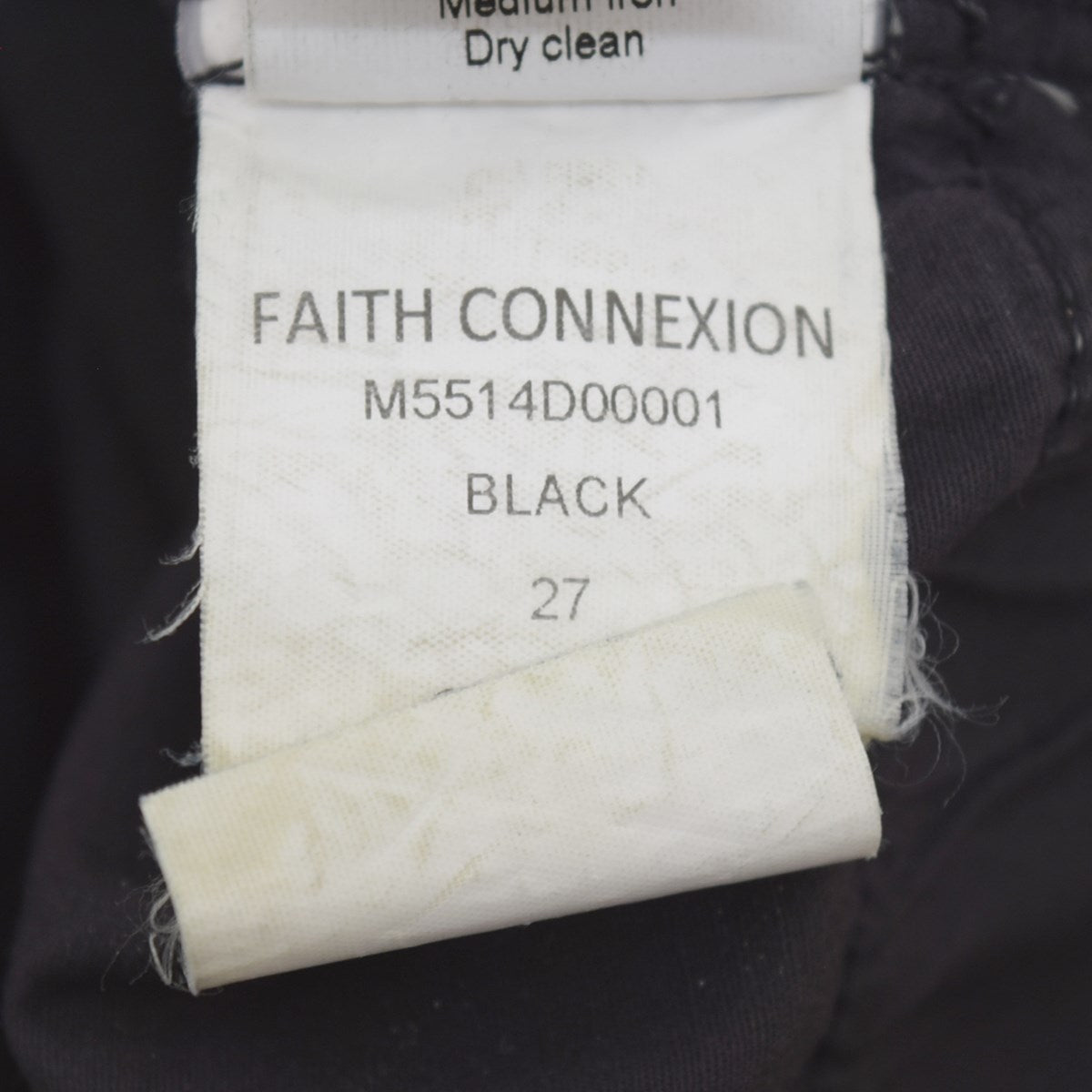 FAITH CONNEXION(フェイスコネクション) Destroy Denim Slim Pantデストロイ デニム  スリムパンツM5514D00001