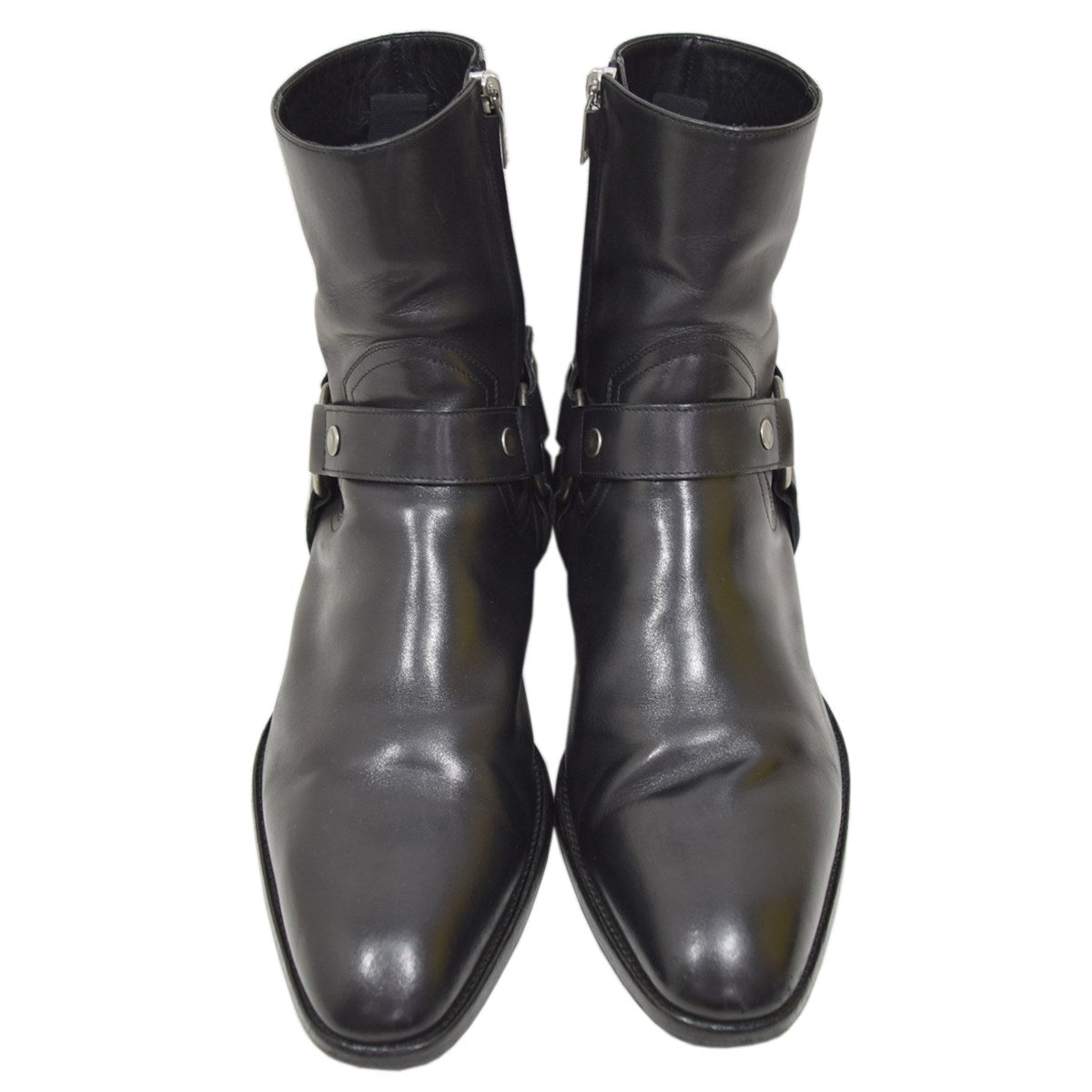 Saint Laurent Paris(サンローランパリ) Classic Wyatt Harness Ring Bootリングブーツ443190  443190 ブラック サイズ 41｜【公式】カインドオルオンライン ブランド古着・中古通販【kindal】