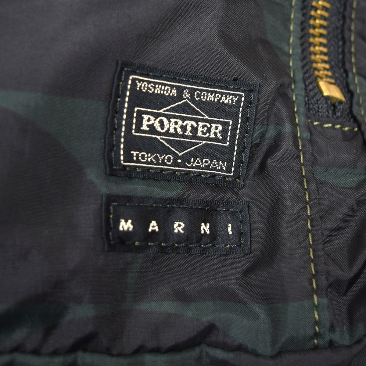 MARNI×PORTER 3WAY BON SACボンサック バックパック リュック ハンドバッグ グリーン×ブラック サイズ  F｜【公式】カインドオルオンライン ブランド古着・中古通販【kindal】