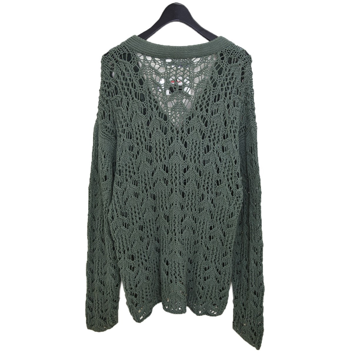 Flower Pattern Hand Knitting Cardiganカーディガン 2021SS