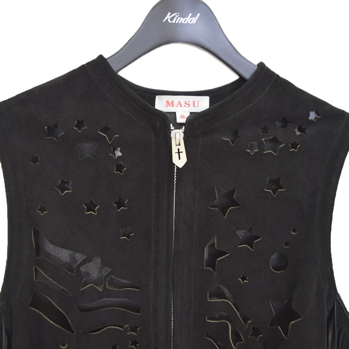 MASU(エムエーエスユー) DREAM CUTTING LEATHER VESTフリンジ レザーベストMSSS-VT0322