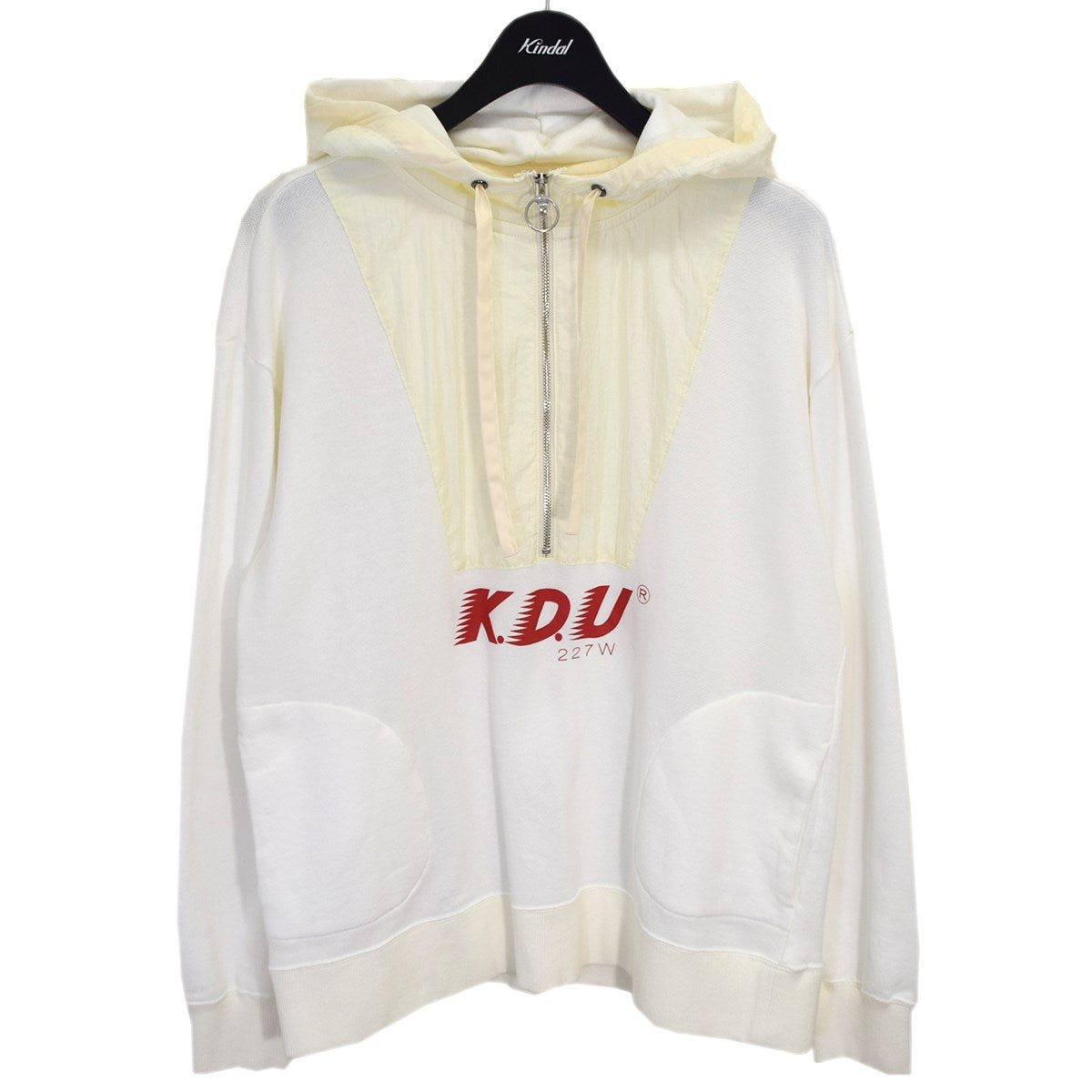 BI COL ZIP HOODIEハーフジップ フーディー パーカー07-1803-0005-01