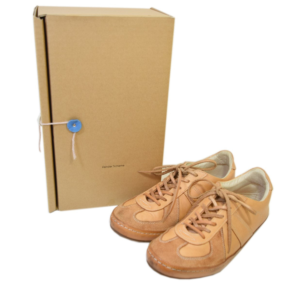 Hender Scheme(エンダースキーマ) manual industrial products 05レザー ジャーマントレーナー ナチュラル  サイズ -｜【公式】カインドオルオンライン ブランド古着・中古通販【kindal】