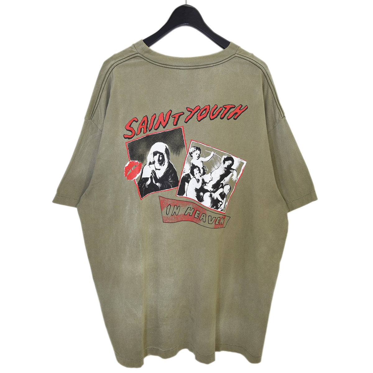 SS TEE／IN HEAVENダメージ加工TシャツSM-S22-0000-024