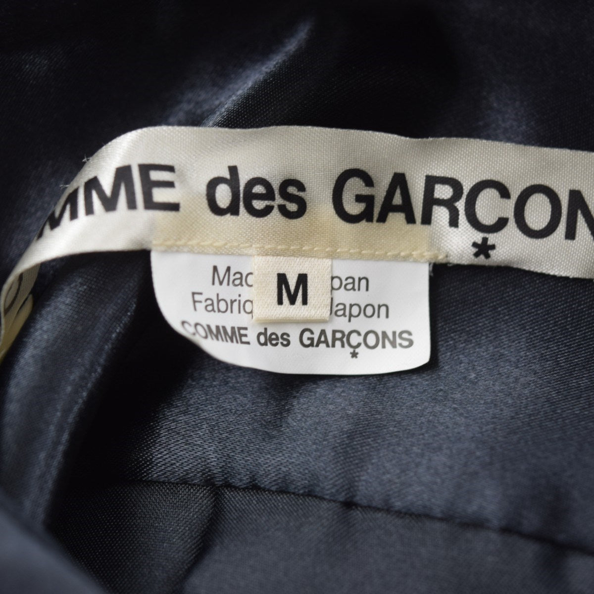 COMME des GARCONS(コムデギャルソン) サテンフリルドッキングシャツワンピース 2019SS AD2018GC-B009  GC-B009 ブラック サイズ M｜【公式】カインドオルオンライン ブランド古着・中古通販【kindal】