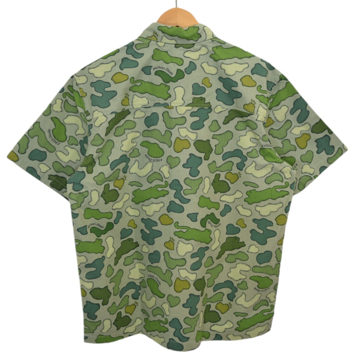 HUMAN MADE×KAWS KAWS MADE CAMO SHIRTカウズ メイド カモ シャツ 2024SS グリーン サイズ  XL｜【公式】カインドオルオンライン ブランド古着・中古通販【kindal】