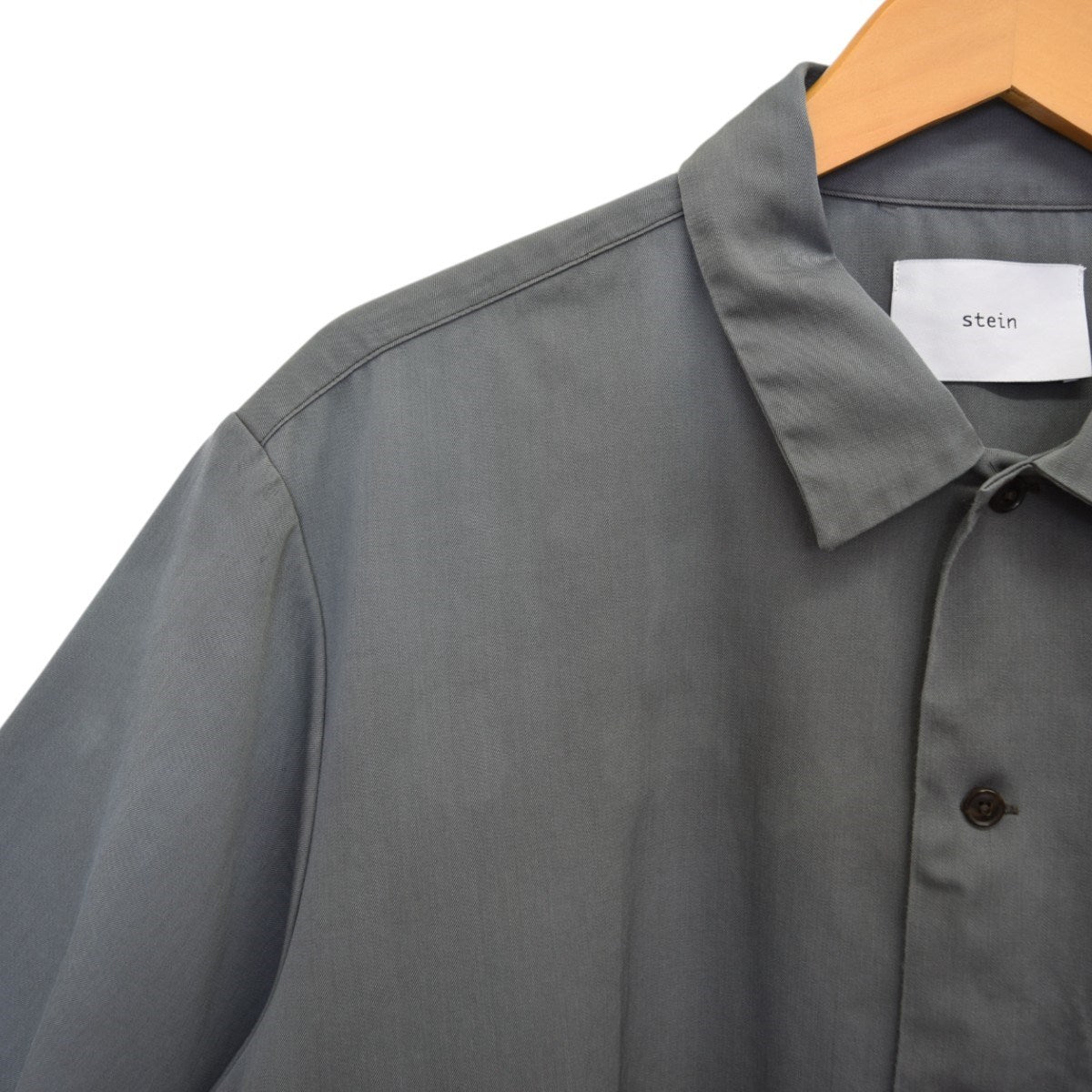 (じゅん様)wool gabardine ss shirt stein(シュタイン) WOOL GABARDINE SS SHIRTウールギャバジン