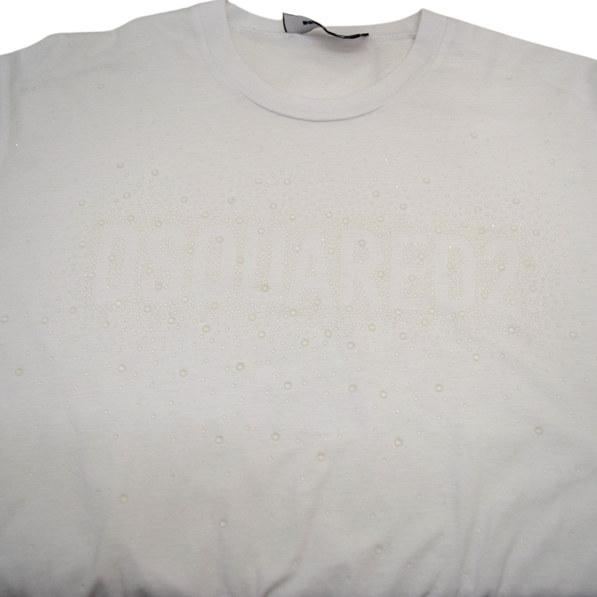 極美品】24SS DSQUARED2ディースクTシャツ 高級ラインストーンXL 極美